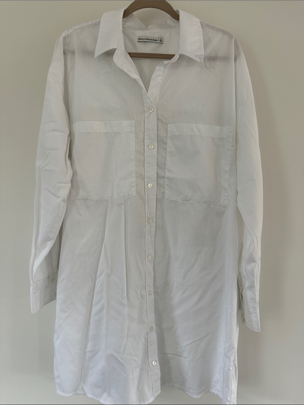 Anna Quan Crisp White Oversized Button-Down Shirt